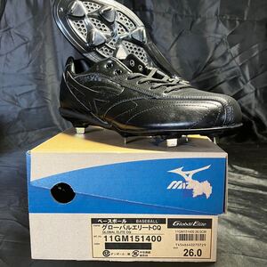 16 MIZUNO 11GM151400 26cm 野球　スポーツ　シューズ　スパイク　ビンテージ 