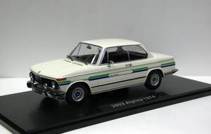 【KKスケール】1/18 BMW 2002 アルピナ (2002型) 2ドアセダン 1974年 ホワイト (商品№ KKDC181321)ダイキャスト製ミニカー 並行輸入品