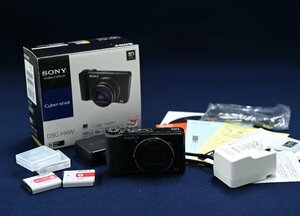 (1-9633)SONY『DSC-HX9V』ソニー コンデジ 16倍ズーム デジタルカメラ 純正バッテリー×2 箱付 Full HD動画対応 動作確認済【緑和堂】