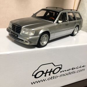 1100 OTTO 京商 1/18 メルセデス ベンツ AMG E36 ( S124 ) / ブリリアント シルバー Mercedes Benz ミニカー 模型 完成品