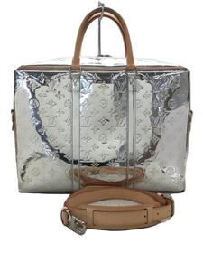 LOUIS VUITTON◆ネオ・PDV_LVミラーミラー/シルバー/PVC/M58755/2WAYトートバッグ/2WAYショルダーバック