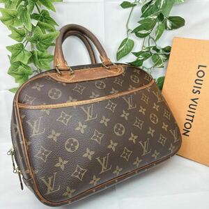 1円 LOUIS VUITTON ルイヴィトン M42228 モノグラム トゥルーヴィル ハンドバッグ トートバッグ シリアル BA1068