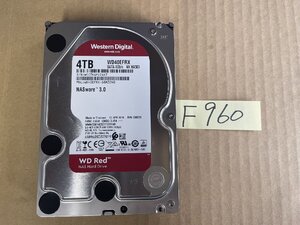 送料無料「注意」ジャンク品 WD40EFRX HDD Purple 4TB 3.5インチ SATA HDD4TB使用時間39535H★F960