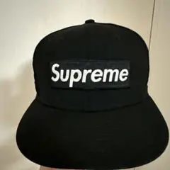 Supreme New Era キャップ 黒