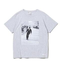 【タグ付き新品】DELUXE デラックス x LIFE PHOTO TEE GRAY BEDWIN ベドウィン T-SHITS SIZE M