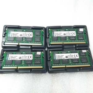 新品未使用 Kingston KVR1333D3S9/8G 32GB(8GB*4枚) 2RX8 DDR3 1333MHz PC3-10600s 1.5V SO-DIMMラップトップRAMメモリ 送料無料