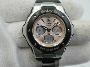 中古●カシオ Baby-G●MSG-300C デジタルアナログレディース腕時計●G-ms　ジーミズ