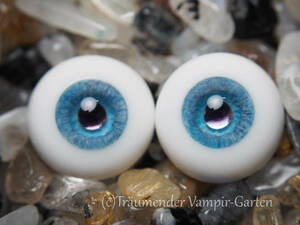 【在庫処分、同梱可】18mm 高品質 レジンアイ A品【Cosmic Blue】（管理番号 AY09）