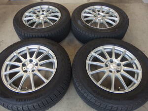 YOKOHAMA iceGUARD SUV G075 225/65R17 + weds ravrion LUMIERE 4本セット ハリアー、RAV4