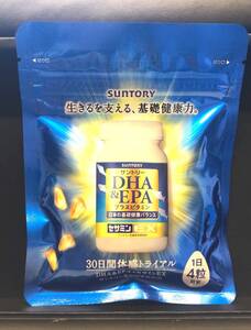 【新品 未使用品】 サントリー DHA&EPA＋セサミンEX 120粒 30日分 セサミンEX DHA EPA 栄養補助食品 サプリメント