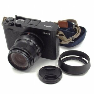 1円～ FUJIFILM 富士フイルム X-E4 ミラーレス一眼カメラ SUPER EBC XF 23mm 1:2R WR レンズ 動作未確認 y81-3200701【Y商品】