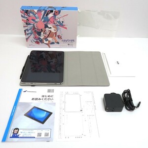 097B268★【中古品】raytrek(レイトレック) raytrektab レイトレックタブ 10.1インチ DG-D10IWP タブレット本体 ケースつき