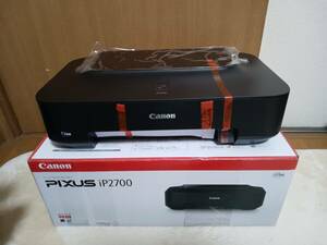 ☆新品未使用品☆ Canon キャノン PIXUS iP2700 インクジェットプリンター 純正インク,電源ケーブル,USB欠品 即決価格でご購入の方送料無料