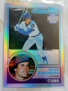 】Topps 2001 Archives】№71 Ryne Sandberg●Rookie Reprint/Refractor