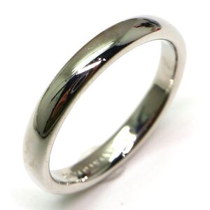 1円〜!!Tiffany&Co.(ティファニー)《Pt950 リング》J 約4.8g 約11号 ring 指輪 jewelry ジュエリー EB5/EB5 E121