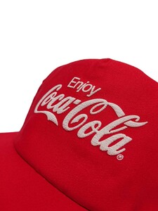 デッドストック 80’s ビンテージ USA製 【 Coca-Cola / コカコーラ 】 ドリンク 企業物 トラッカーキャップ 帽子