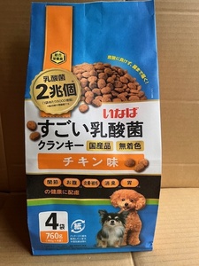 ●760g×8袋セット♪ 国産 いなば すごい乳酸菌 クランキー　チキン味 