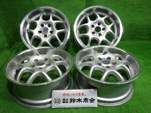 中古 17インチ 17×7.5J 5穴 Work ネツァルト 社外 アルミホイール 4本セット 深リム アルファード クラウン ヴェゼルに