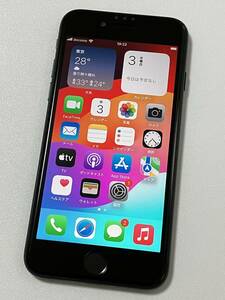 IMフリー iPhoneSE2 128GB Black シムフリー アイフォンSE 2 第二世代 第2世代 ブラック 黒 docomo softbank au SIMロックなし A2296 90%