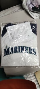 KRIN　新・淡麗＜生＞マリナーズグッズキャンペーン懸賞Tシャツベースボールタイプ シアトルマリナーズ キリンビール MLB　フリーサイズ　