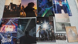 GLAY ライブ特典、会報誌などセット　Ghost、FC年賀状、FC会報誌、ステッカーなどセット