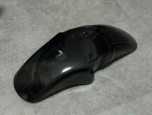 【未使用】A-TECH エーテックVTR250　フロントフェンダー 綾織カーボン　クリア塗装仕上げ