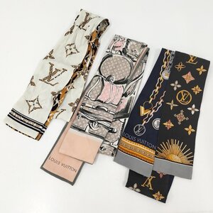 ●LOUIS VUITTON ルイヴィトン スカーフ3点まとめ[Jコレ]J13FU76