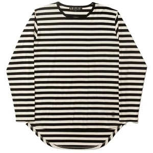 新品 BAL DUCK TAIL STRIPED TEE Mサイズ ダックテイル ストライプ Tシャツ 長袖 カットソー Black ブラック バル bal Original