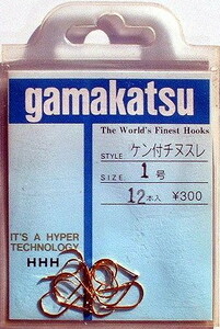 新品即決 がまかつ Gamakatsu ケン付チヌスレ (金) 1号