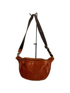 IL BISONTE◆ORIGINAL LEATHER SHOULDER BAG ショルダーバッグ/レザー/BRW