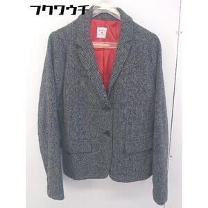 ◇ GAP ギャップ THE MODERN BLAZER 2B シングル 長袖 テーラード ジャケット サイズM ブラック系 レディース