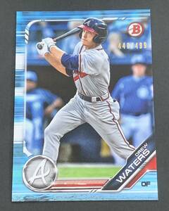 2019 Bowman Drew Waters /499 BP-126 Braves Topps MLB ドリューウォーターズ　499枚限定　ブレーブス