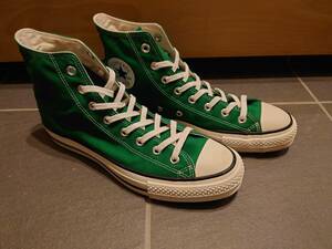 【MADE IN JAPAN】CONVERSE　オールスターハイ　27.5cm 緑