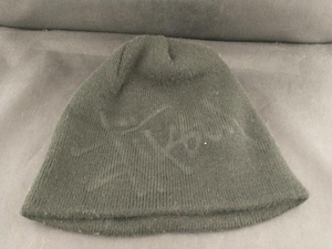 STUSSY DEBOSSED STOCK LOGO BEANIE ニット帽 ステューシー ブラック 店舗受取可