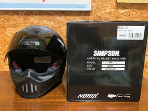 SIMPSON M30 サイズ59 マットブラック　シンプソン