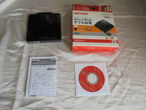 BUFFALO ポータブルDVDドライブ　DVSM-PC58U2V-BKC