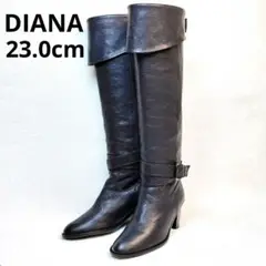 【極美品】ダイアナ DIANA ロングブーツ ニーハイ 2way ブラック 23