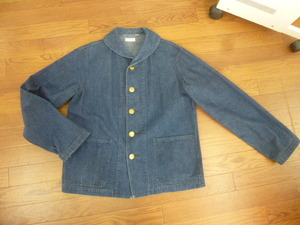 初期　ATLAST&CO SAILOR COVERALL Size: 40 ショールカラーカバーオール　USN デッキジャケットBUTCHER PRODUCTS ブッチャープロダクツ