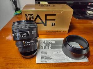 ニコン Nikon AI AF NIKKOR 85mm F1.8D 動作確認済 元箱付