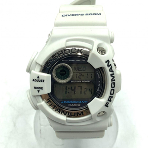 【中古】G-SHOCK DW-9900LG-8 FROGMAN ホワイト 腕時計 ジーショック[240017647778]