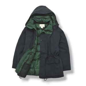 ★90s 白タグ ヴィンテージ エディーバウアー Eddie Bauer ゴアテックス ナイロン ダウン ジャケット L ネイビー 古着 ビッグシルエット★