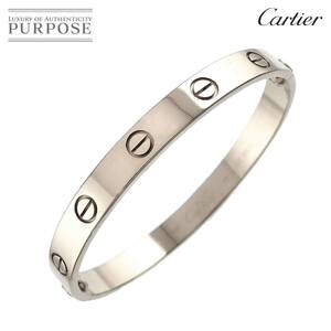 カルティエ Cartier ラブ ブレス #16 K18 WG ホワイトゴールド 750 ブレスレット バングル Love Bracelet 90255829