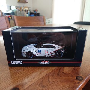 《未開封》エブロ 44305 EBBRO 1/43 NISSAN GT-R GT1 2009 Silverstone WHITE 日産 ニッサン シルバーストーン