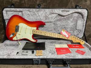 Fender USA American Elite Stratocaster Ash Body Aged Cherry Burst