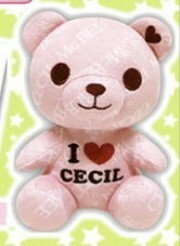 約15cm 新品 CECIL McBEE セシルマクビー くま ぬいぐるみ ピンク a