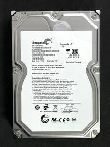  ★ 1TB ★【使用時間：8ｈ】 ST31000520AS　/　Seagate BarraCuda　新品同様　3.5インチ内蔵HDD/SATA　[管理■3AHJ]