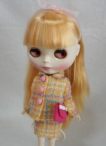 Doll Dressingハンドメイド ネオブライス サイズお洋服セット人形/アウトフィット/衣装/スーツ/ジャケット/ドレス/ツイード/ドール服blythe