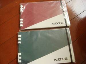 ＆送料無料！未使用品！NOTEアルバム２冊！