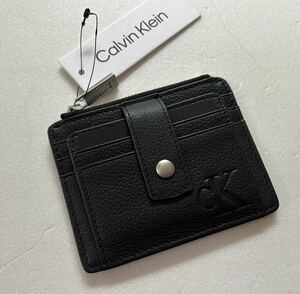 【送料無料】新品■Calvin Klein カルバンクライン メンズ カード入れ 小銭入れ コインケース キーケース パスケース IDケース 黒