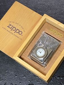 zippo タイムライト 文字盤 白 ブラックダスト 特殊加工 希少モデル ヴィンテージ 1995年製 TIME LIGHT U.S. 専用ケース 説明書/保証書付き